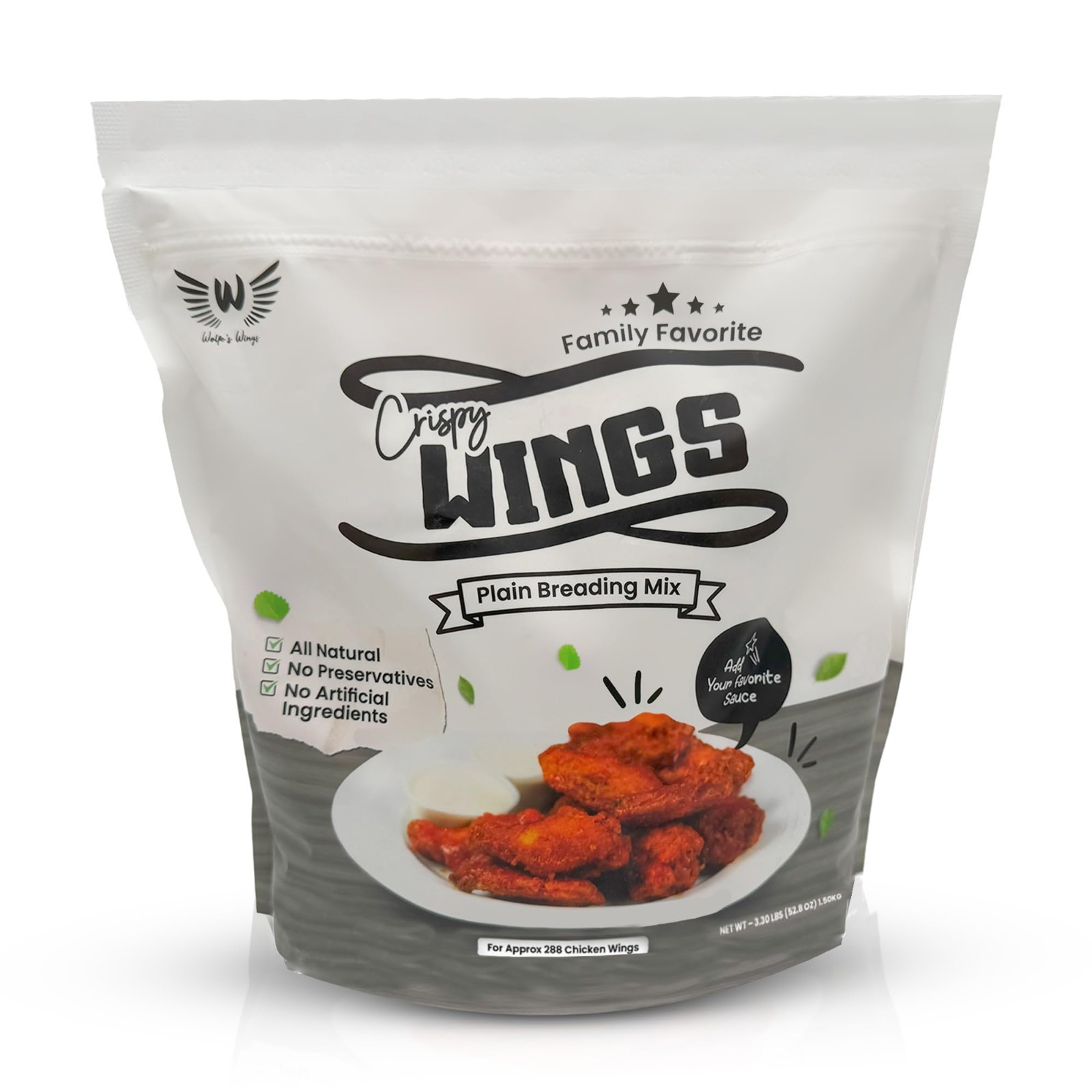 Crispy Chicken Fry Mix – All Natural, Perfect for Air Fryer & Oil Frying, 288 Wi
