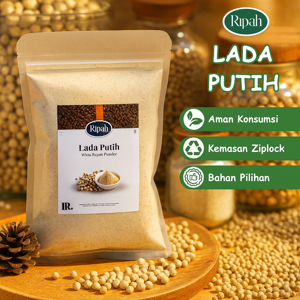 40g Ground White Pepper Powder Fine Aromatic Cooking Spice