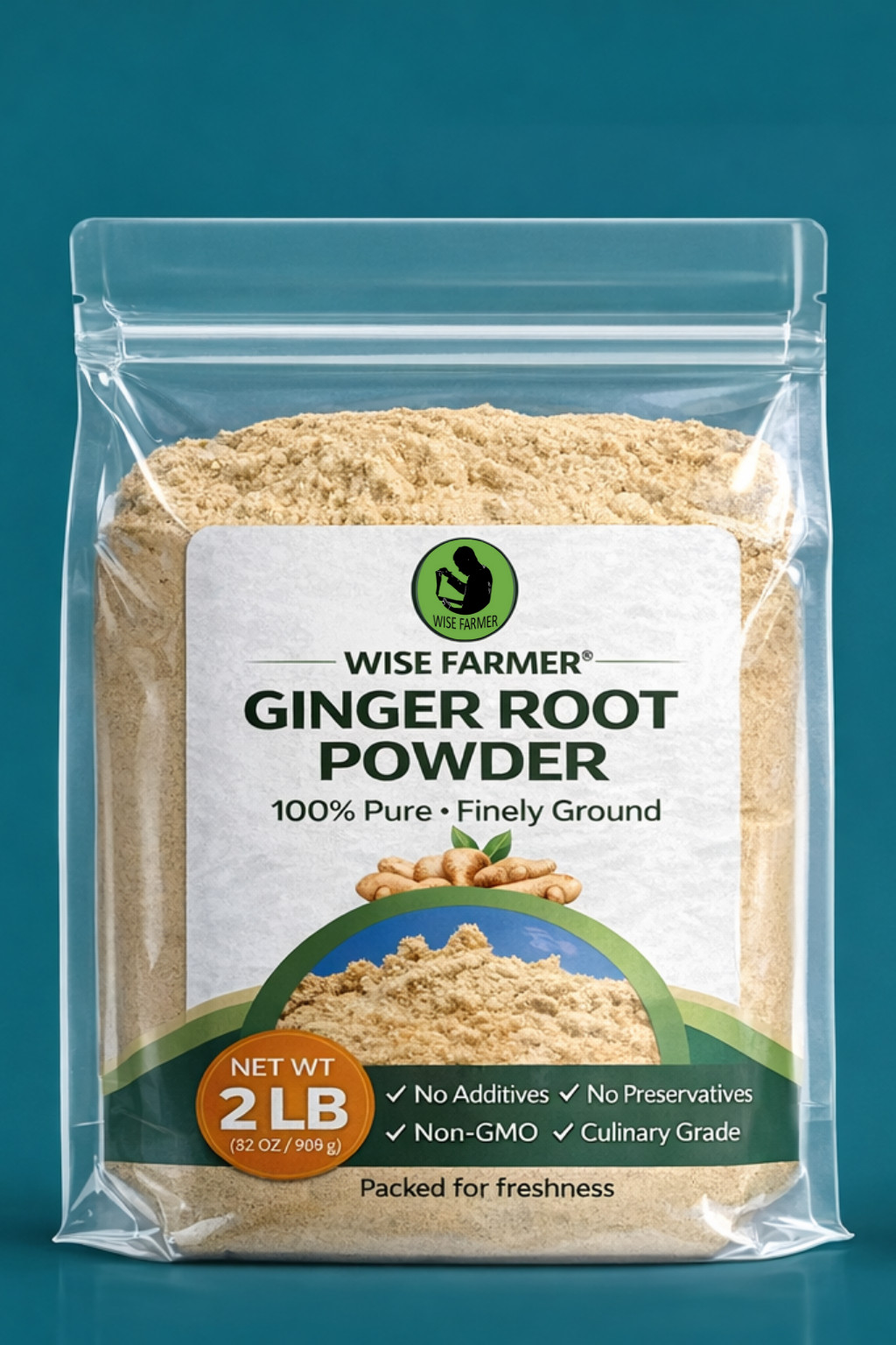 Nigerian Ginger Powder – Premium Organic Ginger Root Powder | – 2 oz to 5lbs