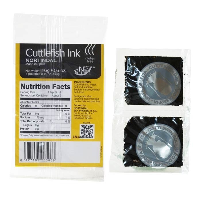 Cuttlefish Ink Sachets Nero di Seppia – Pack of 8 Gourmet