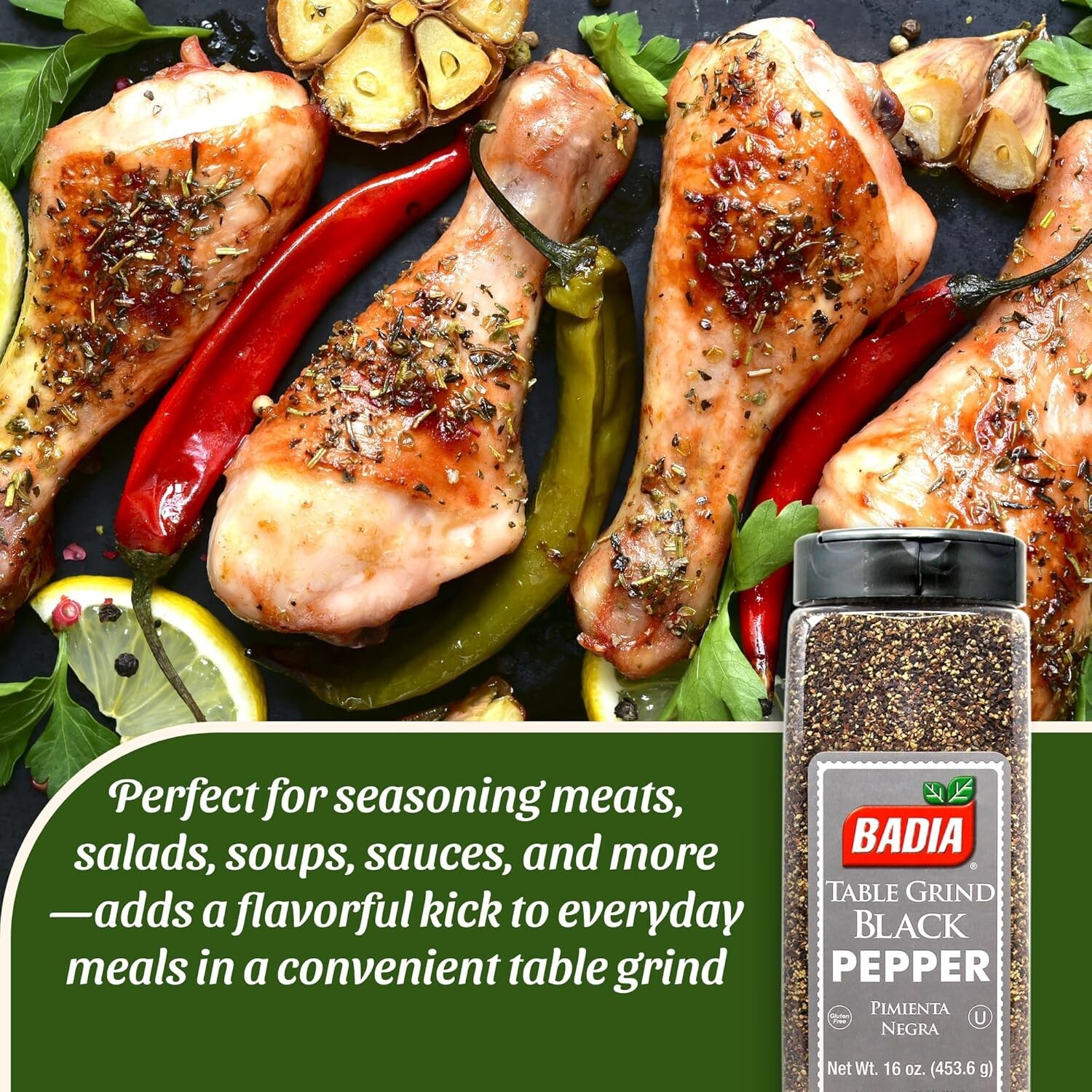 McCormick Organic Pure Ground Black Pepper Tableside, 12 oz
