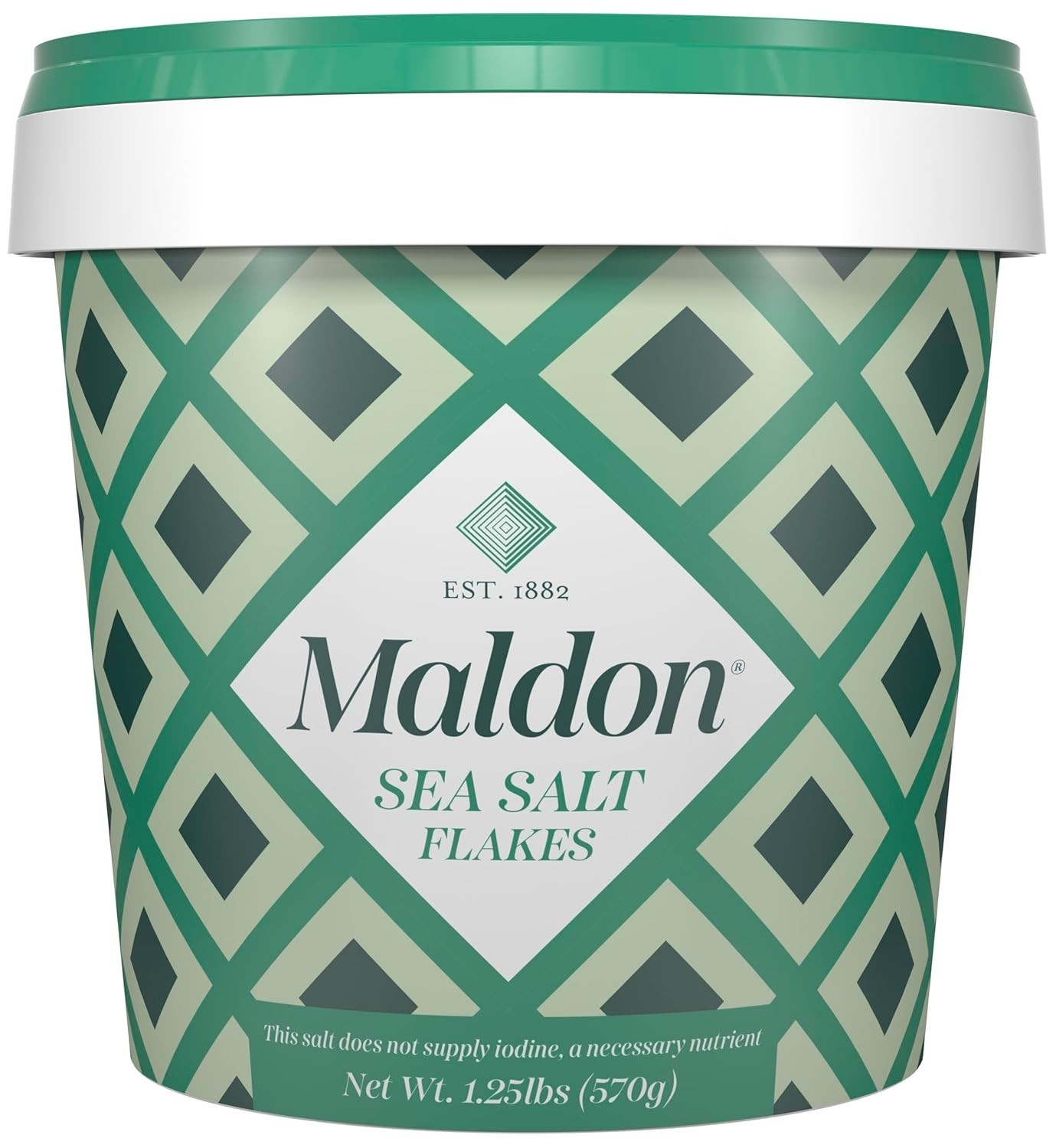 20 oz Artisan Maldon Sea Salt Flakes in Resealable Tub – Hand-Harvested Quality