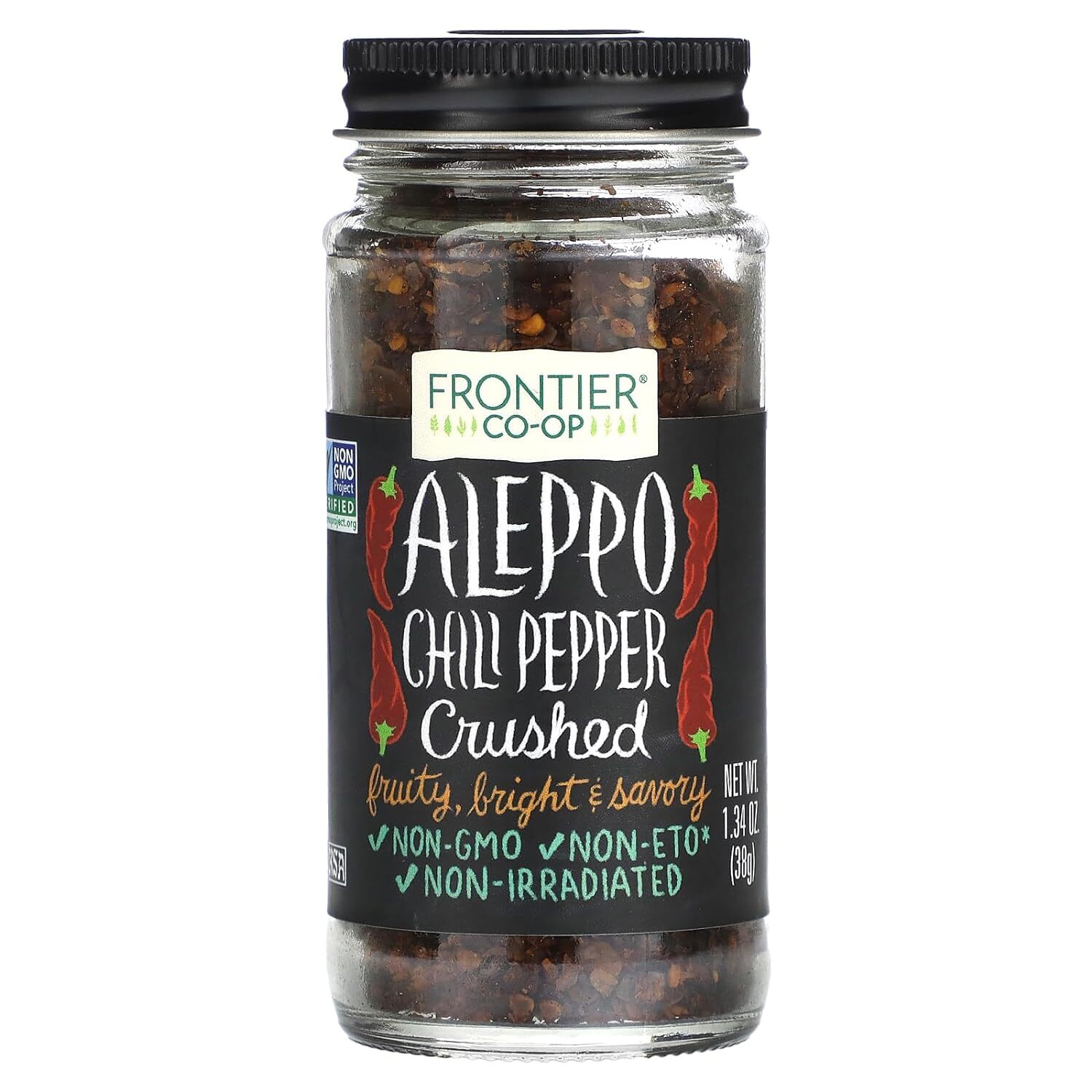 Frontier Nat Prod Co-Op Aleppo Chili Pepper Crushed 1 Each 1.34 Oz