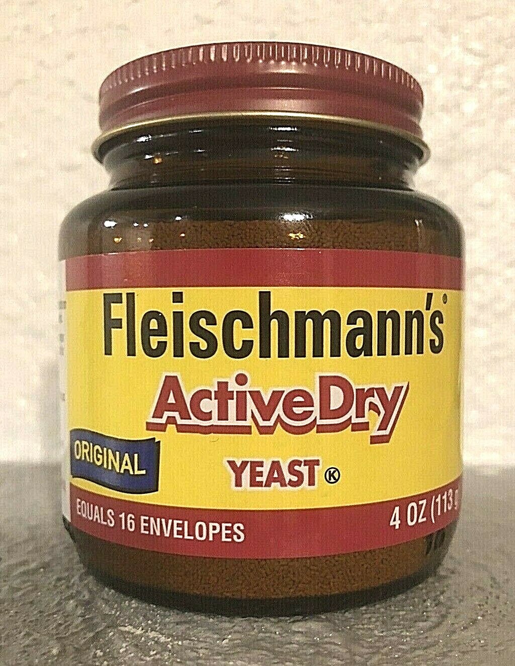 FLEISCHMANN’S ORIGINAL ACTIVE DRY YEAST 4 oz