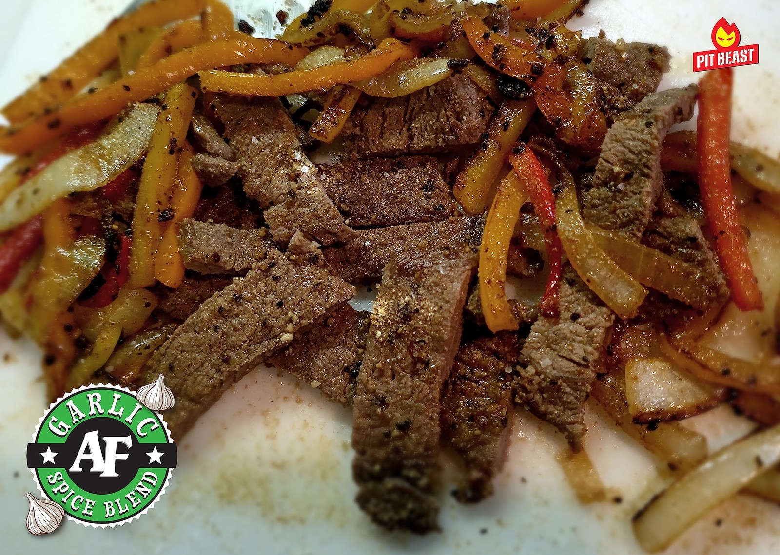 Pit Beast Garlic AF – Garlic, Salt, and Pepper BBQ Rub Seasoning | ALL PURPOSE E