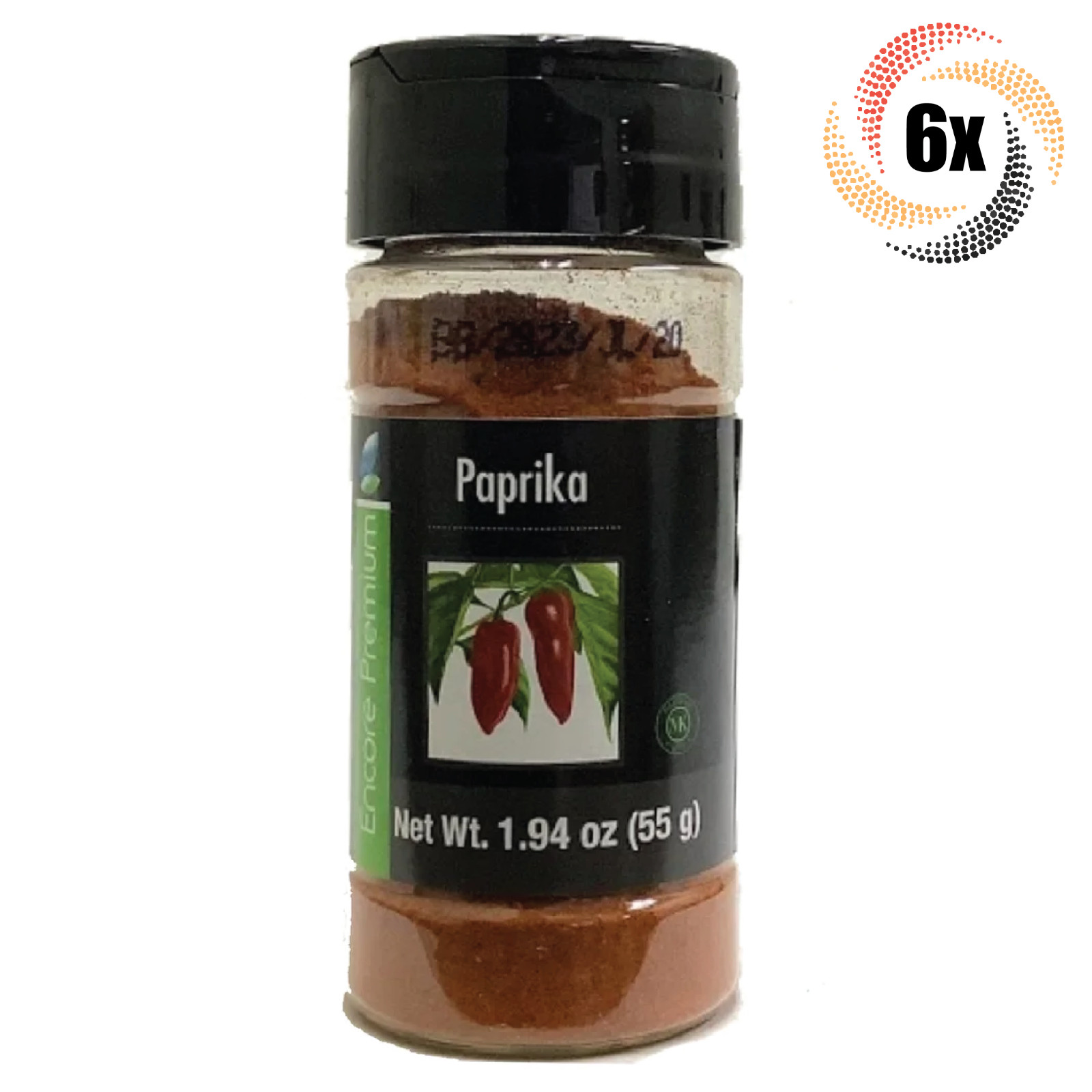 6x Shakers Encore Paprika Flavor Seasoning | 1.94oz | Fast Shipping!