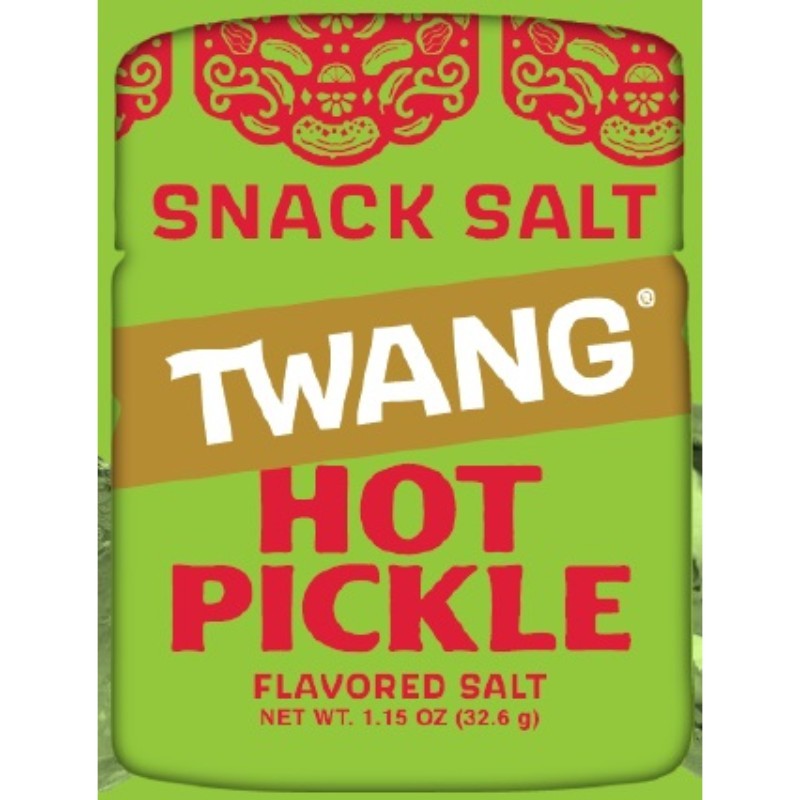 2x Twang Hot Pickle Salt Flavoring Snack Gourmet Seasoning New Fresh 1.15oz