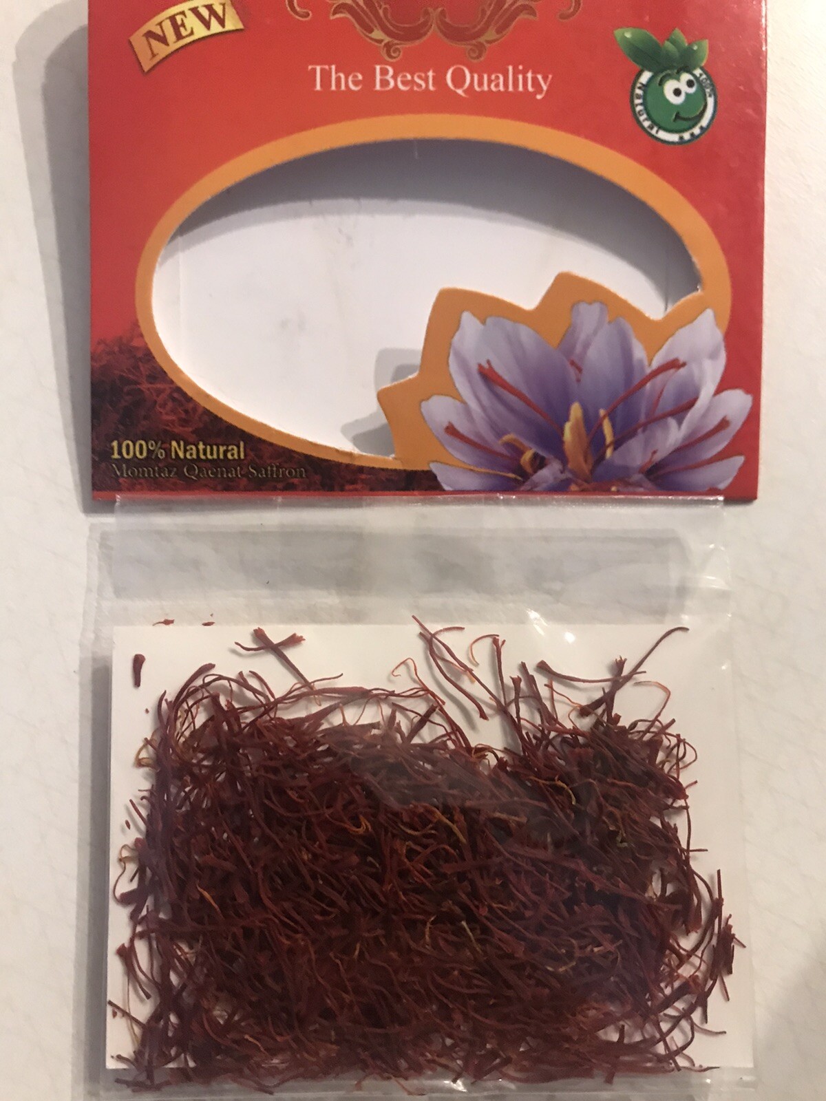 1 Gram Fresh Pure Organic Qaenat Saffron Zaffron (Pemium Quality) – Grade A!!