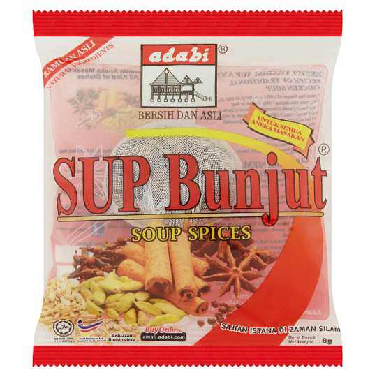 Free Shipping Sup Bunjut ADABI / Soup Spices ADABI ( 6 pcs)