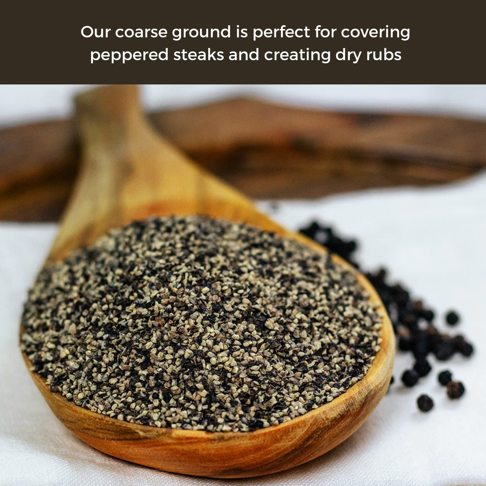 Express Organic Coarse Ground Black Pepper Restaurant Style For Cooking Usda Cer
