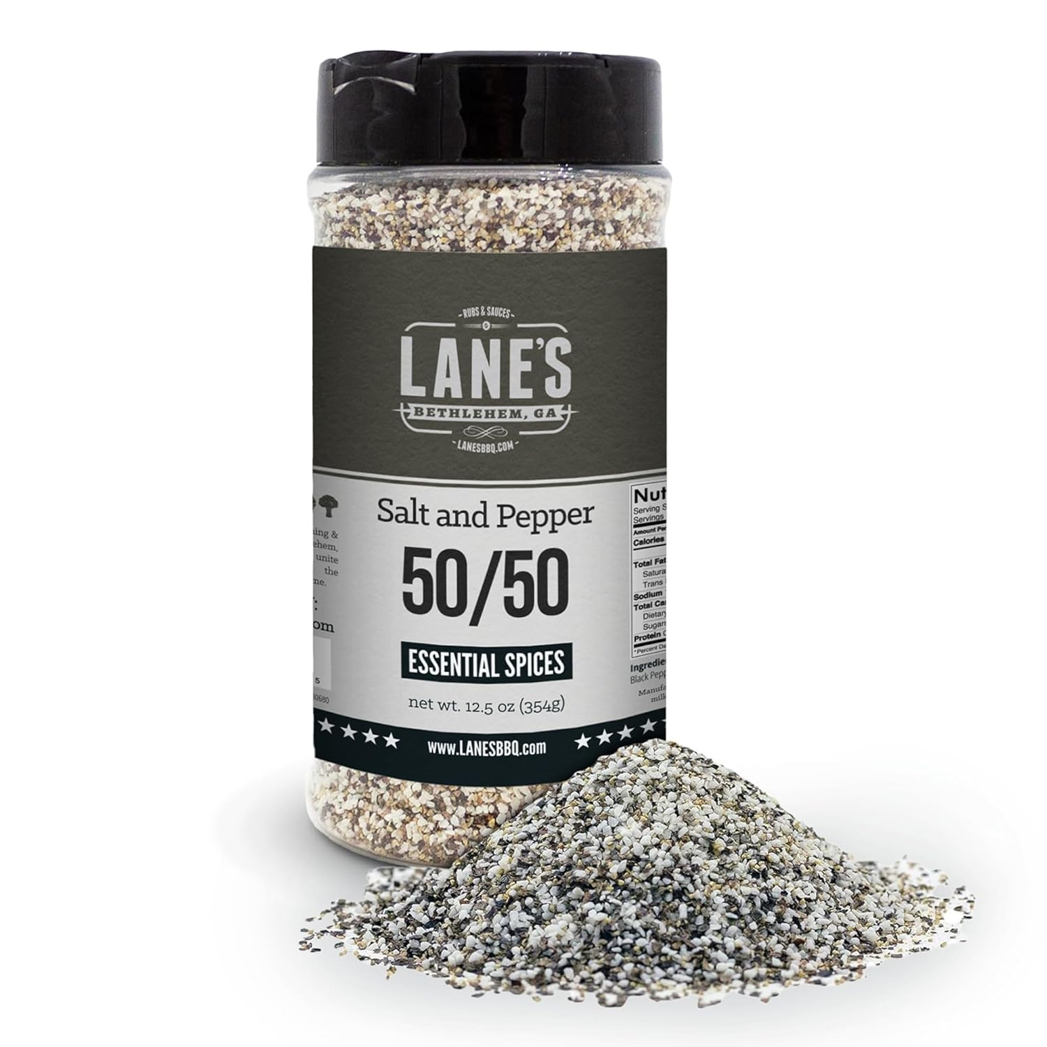 Coarse Salt and Pepper 50/50, 12.5 Oz – Classic Blend of Kosher Salt