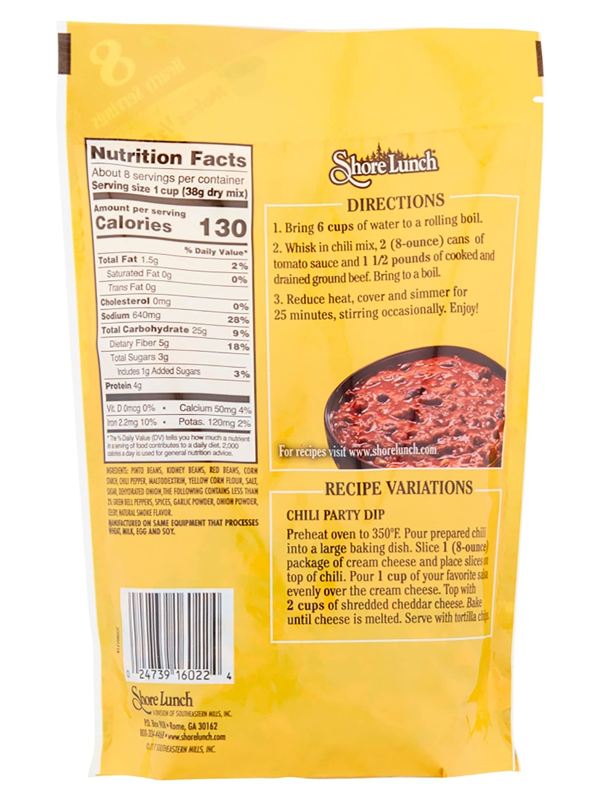 Homestyle Chili With Bean Mix, 10.6000-Ounce (Pack of 3)
