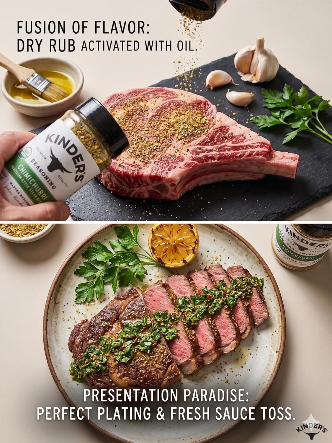 Kinder’s Brazilian Steak Chimichurri- Style Blend Seasoning 10.3 oz.