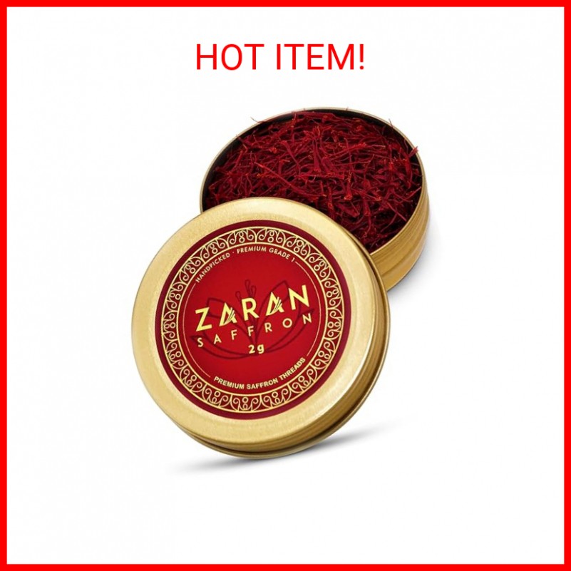 Zaran Saffron, Superior Saffron Threads (Super Negin) Premium grade Saffron Spic