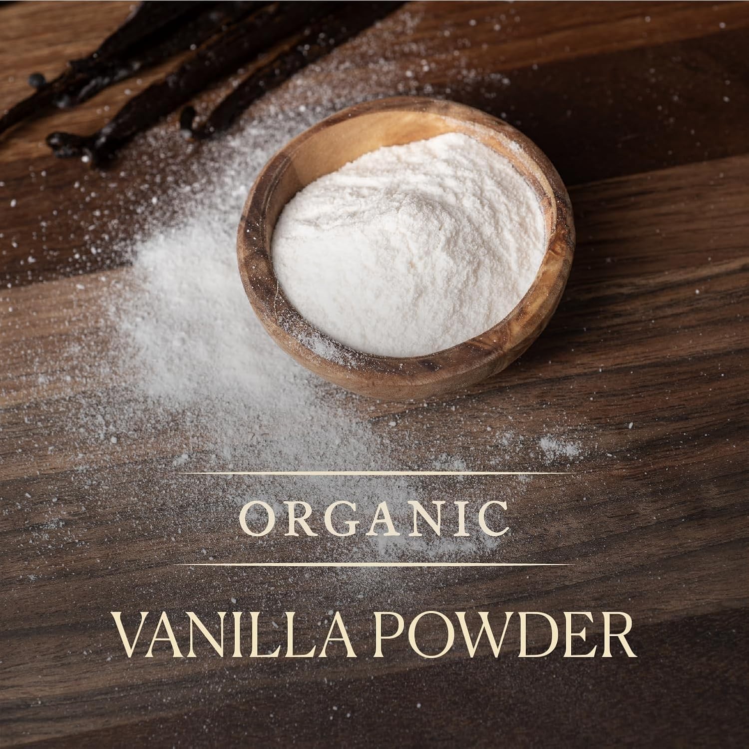 Cook’s Organic Vanilla Powder – Gourmet Quality, Gluten-Free, 4.5 oz Jar
