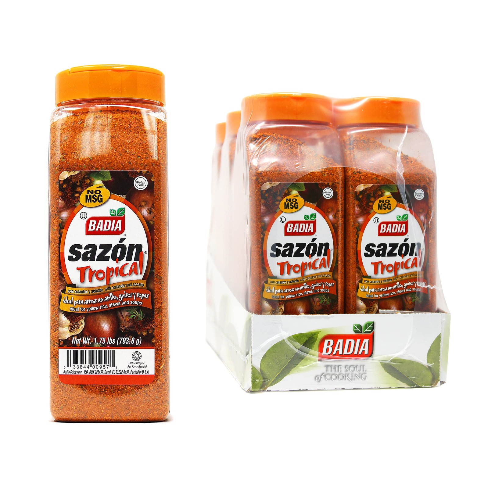 Badia Sazon Tropical Coriander 1.75 lb (Pack of 6)