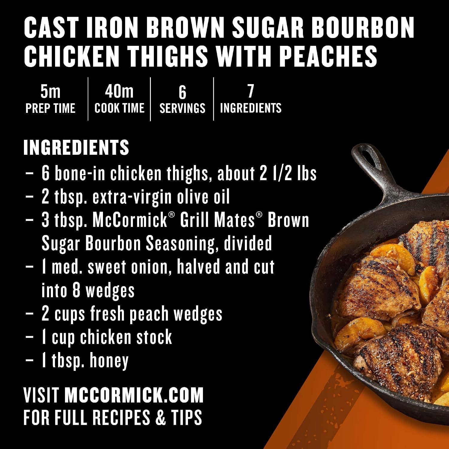 McCormick Brown Sugar Bourbon Seasoning, 9.75oz (Pack of 6)