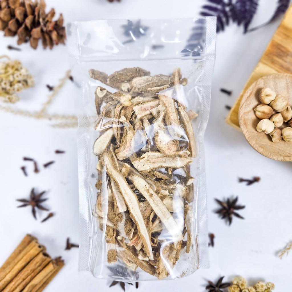 Javanese Ginseng Root Slices 100g dried herbal ingredient for mindful cooking