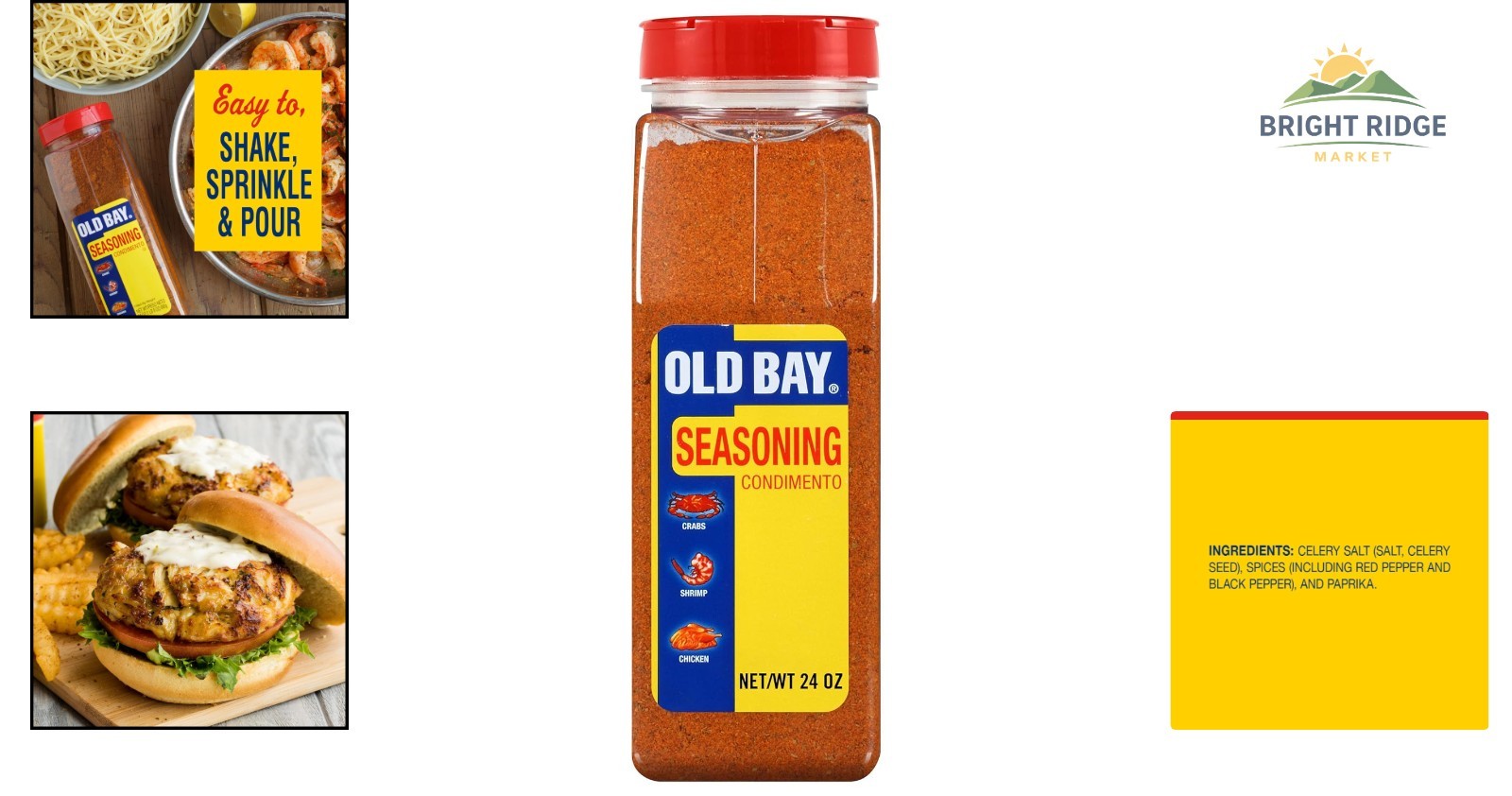 Unique 18 Spice Seasoning, 24 Ounce Bottle for Crab, Shrimp and Poultry