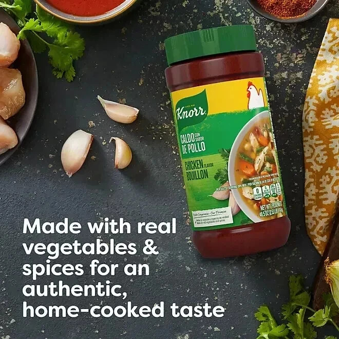 🔥Knorr Granulated Chicken Bouillon, 40.5 oz. FREE SHIPPING