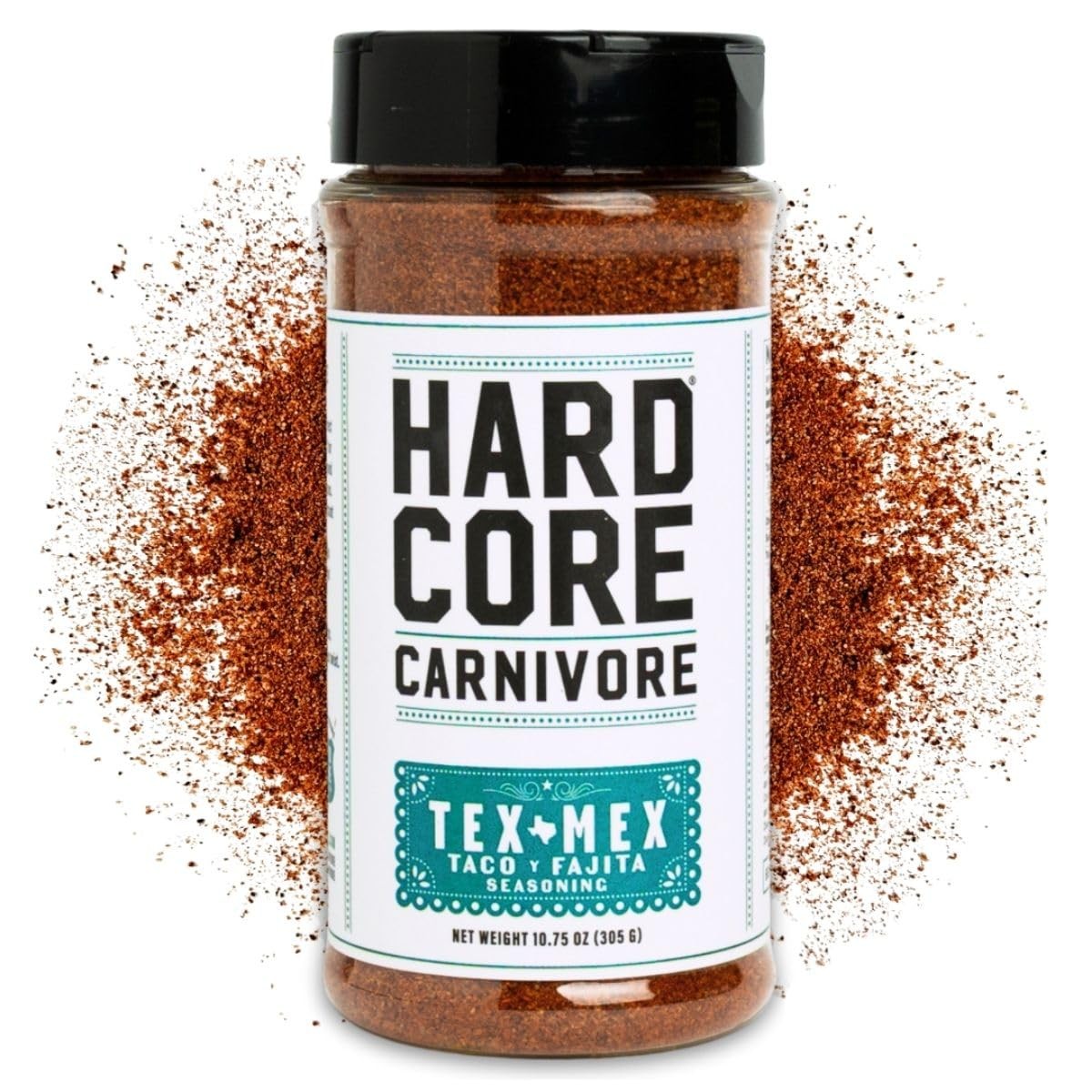 Hardcore Carnivore Tex MexTaco, Fajita Grilling Seasoning 10.75 oz Shaker Tex…
