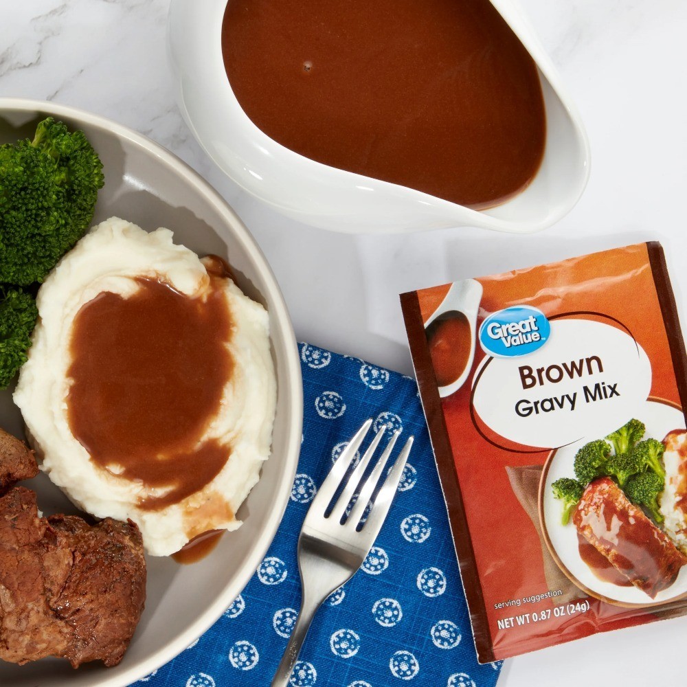 (12 pack) Brown Gravy Mix, 0.87 oz