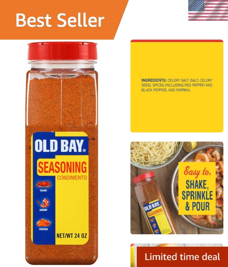 Elevate Your Dishes with 24 Oz All-Purpose Seafood Seasoning – 18 Spices Blend