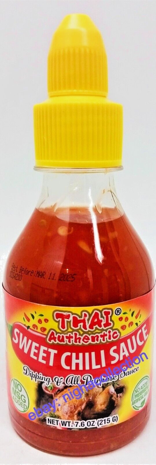 ( LOT 3 ) THAI.AUTHENTIC Sweet Chili Sauce 7.6 oz Food Spices SEALED