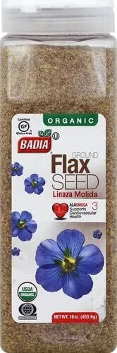 Badia Organic Flax Seed Ground 16-Ounce