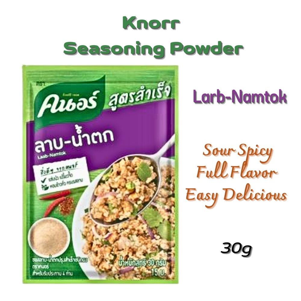 KNORR Laab Namtok Ready EasyFormula Spicy Sour Fragrant Roasted Rice Full Flavor