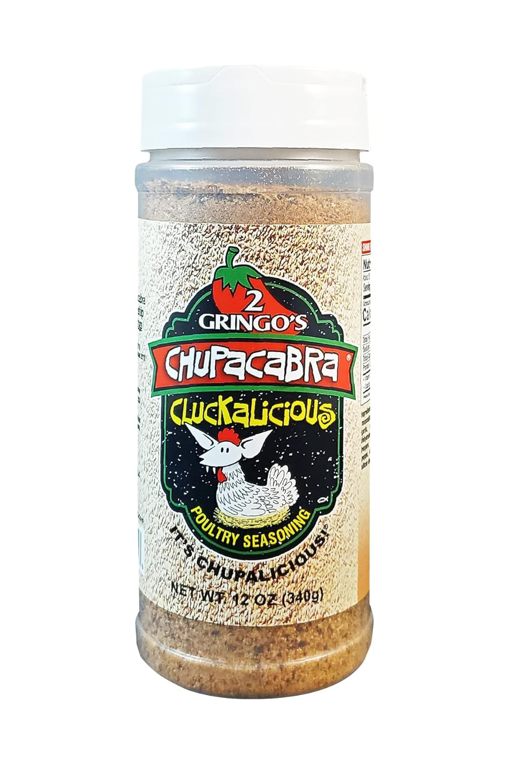 2 Gringo’S Chupacabra Cluckalicious Poultry Seasoning, 12 Ounce