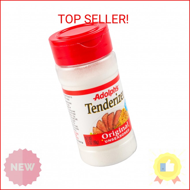 Adolph’s Original Unseasoned Tenderizer, 3.5 oz (Pack of 1)