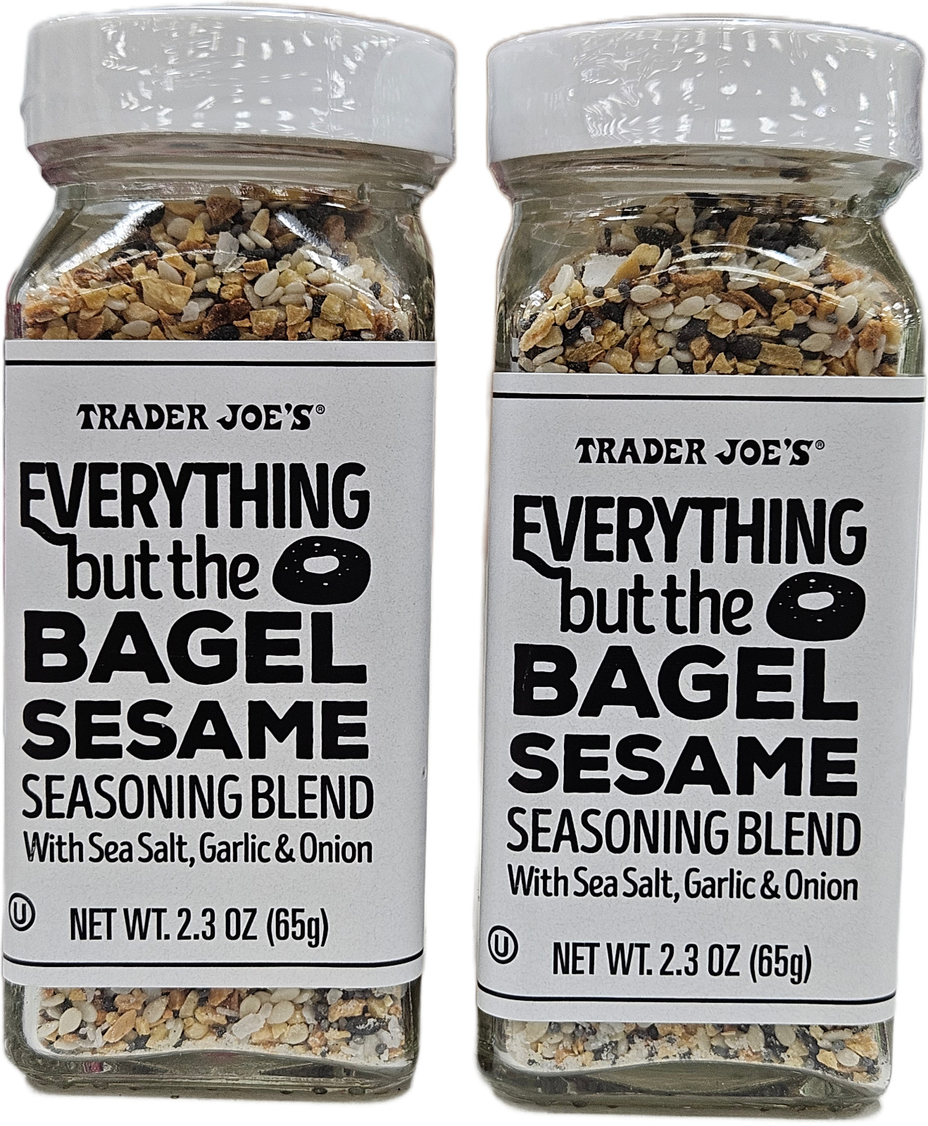 2 PK SEALED Seasoning Blend EVERYTHING BUT THE BAGEL Sesame Trader Joe’s 2.3 OZ
