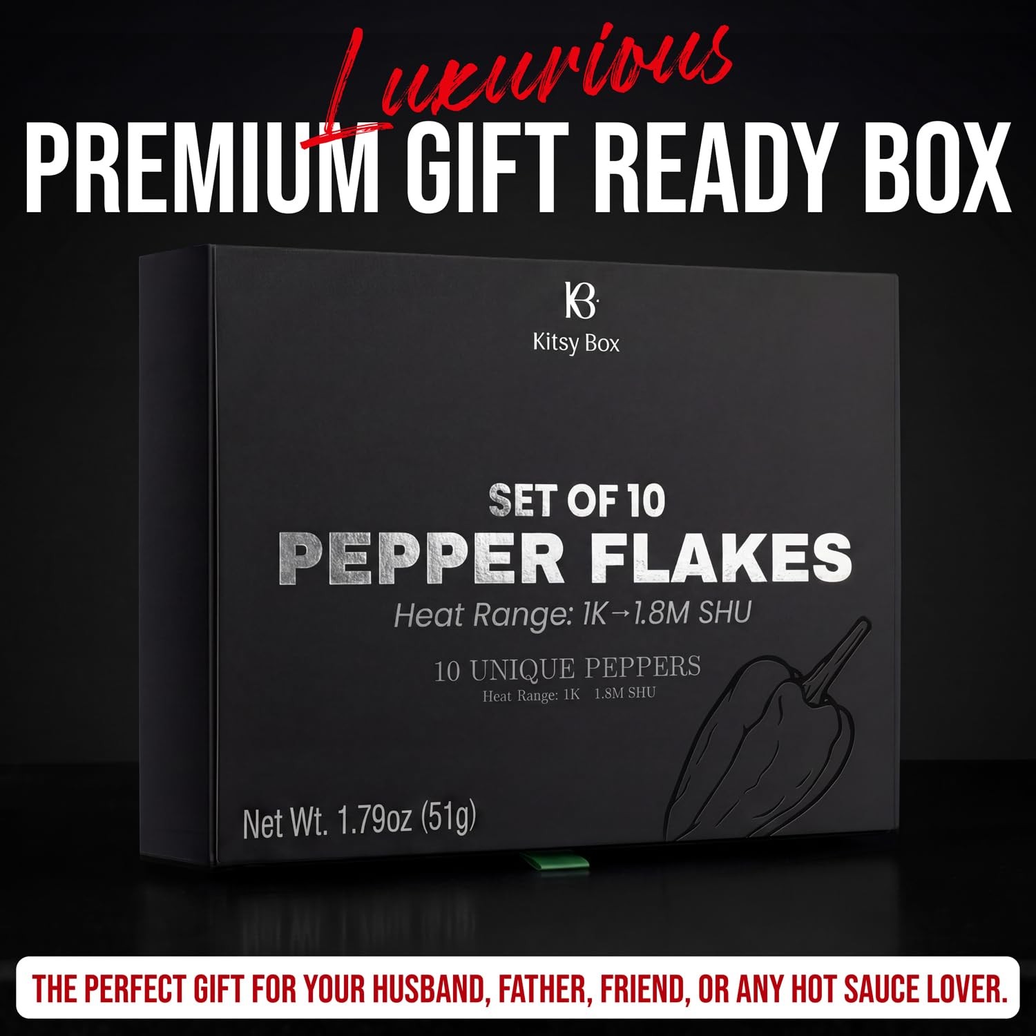 Crushed Pepper Flakes Variety Pack – 10 Chili Flake Peppers from Mild to Worl…