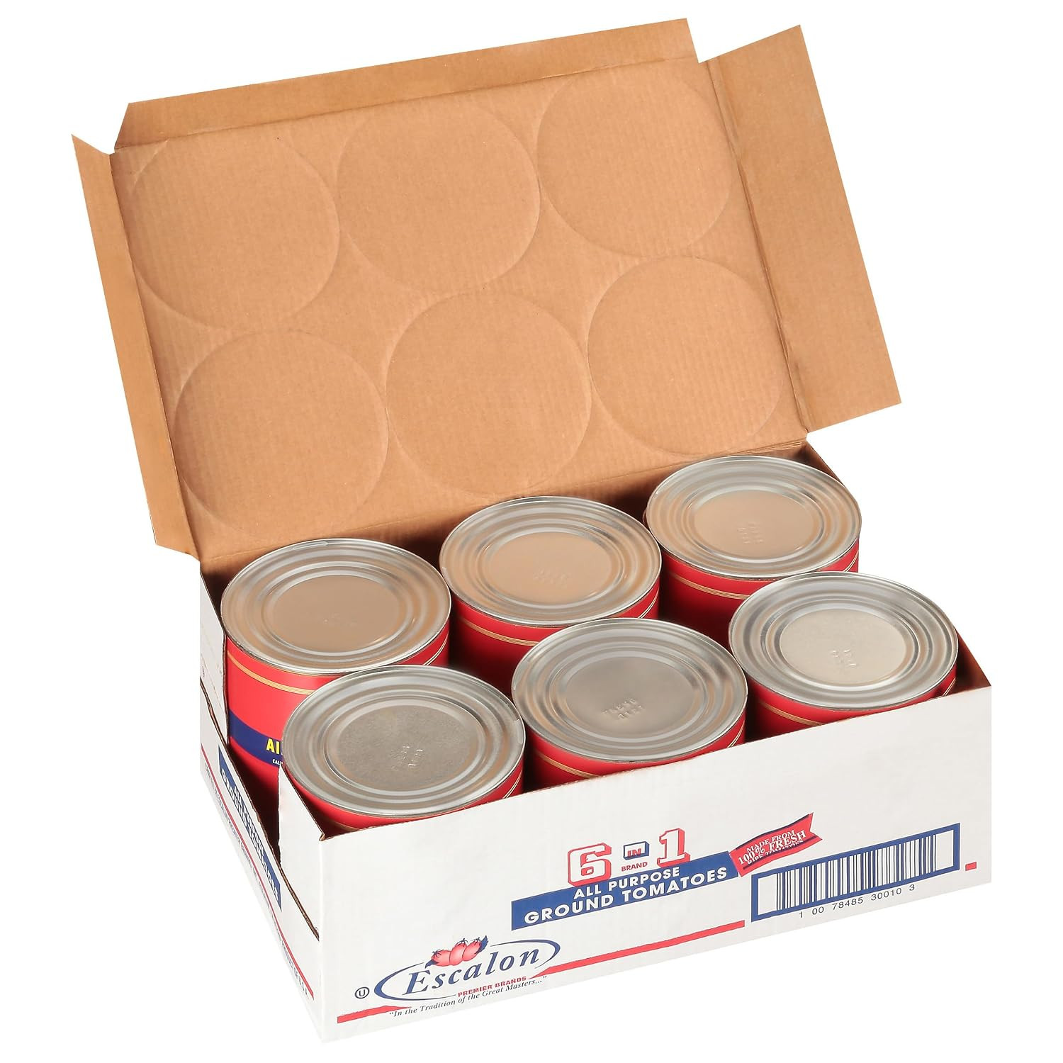 6 in 1 All Purpose Ground Tomatoes, 105 Oz. Cans (Pack of 6)