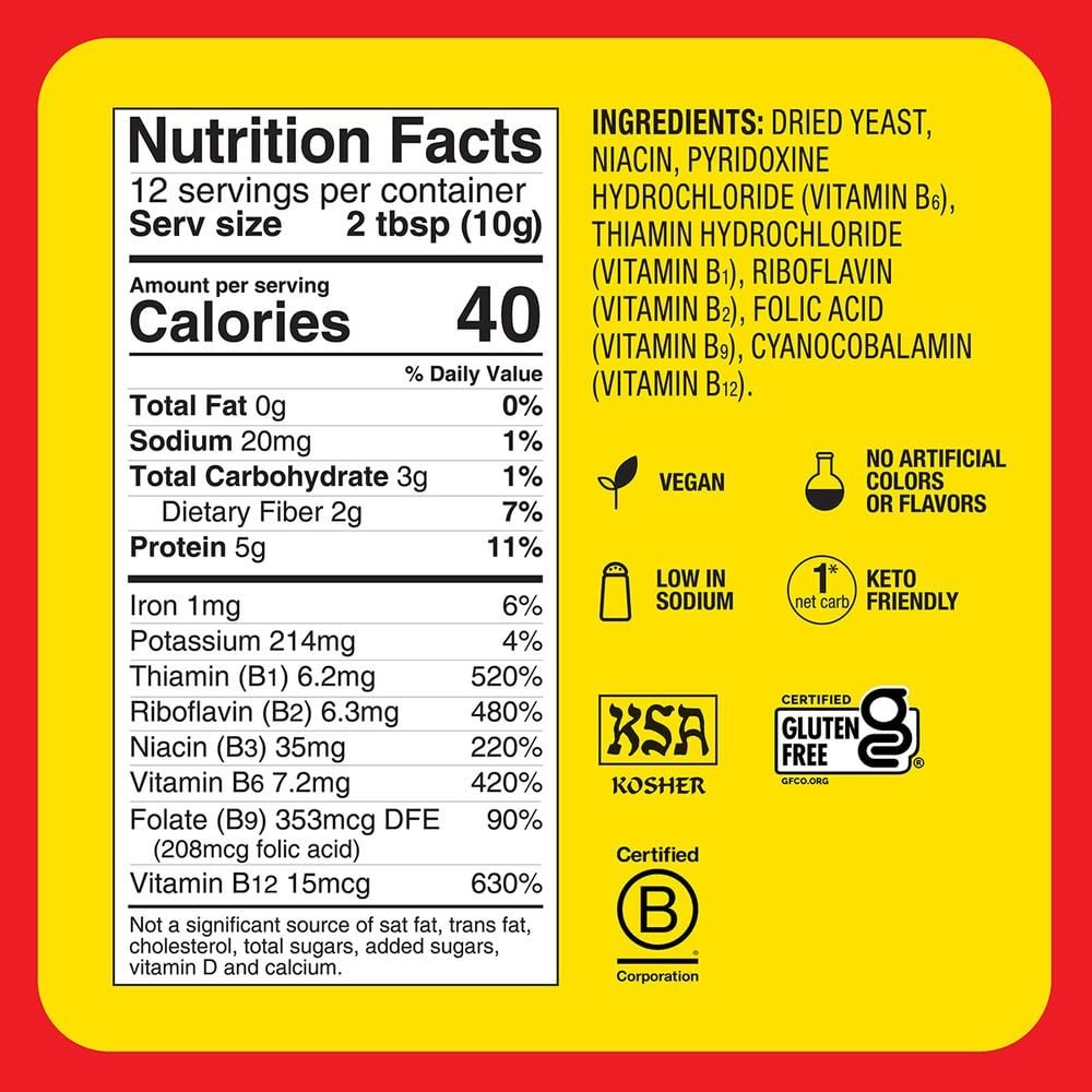 Nutritional Yeast Seasoning 4.5 Ounce Packaging May Vary