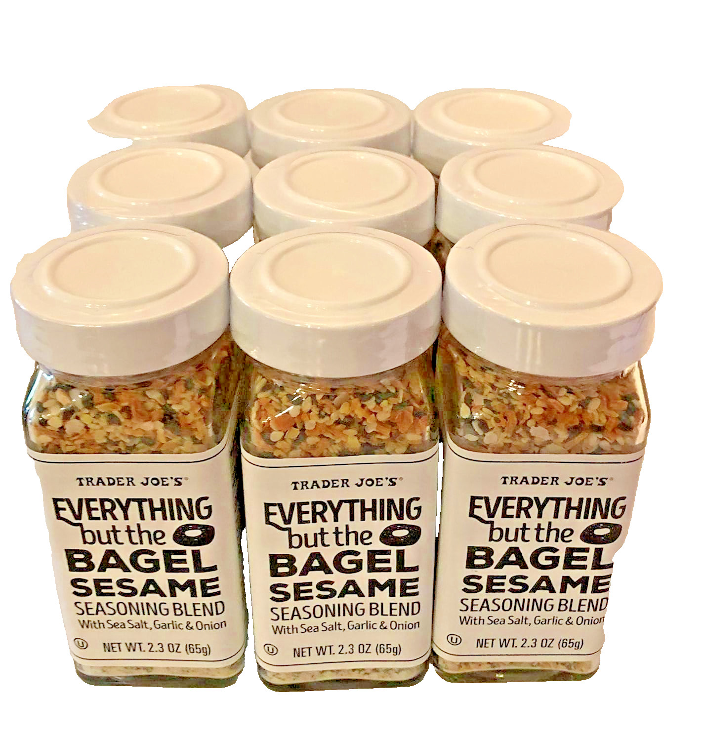 9 Packs Trader Joe’s NEW Everything but The Bagel Sesame Seasoning Blend 2.3 oz