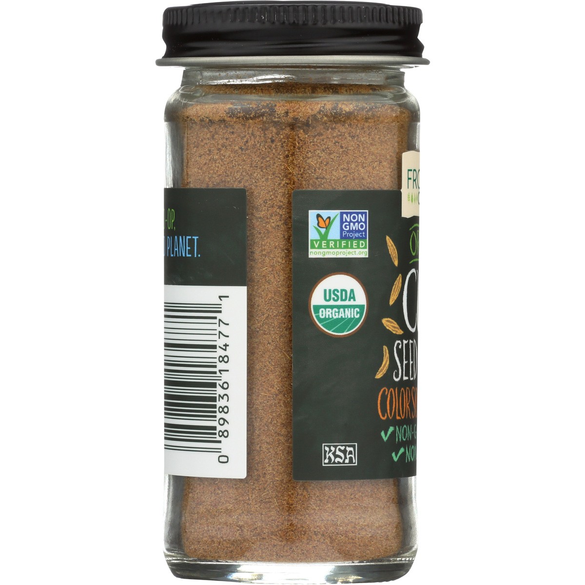 Frontier -Op Co-Op Organic Ground Cumin Seed 1.76 Oz Powder 3 Pack