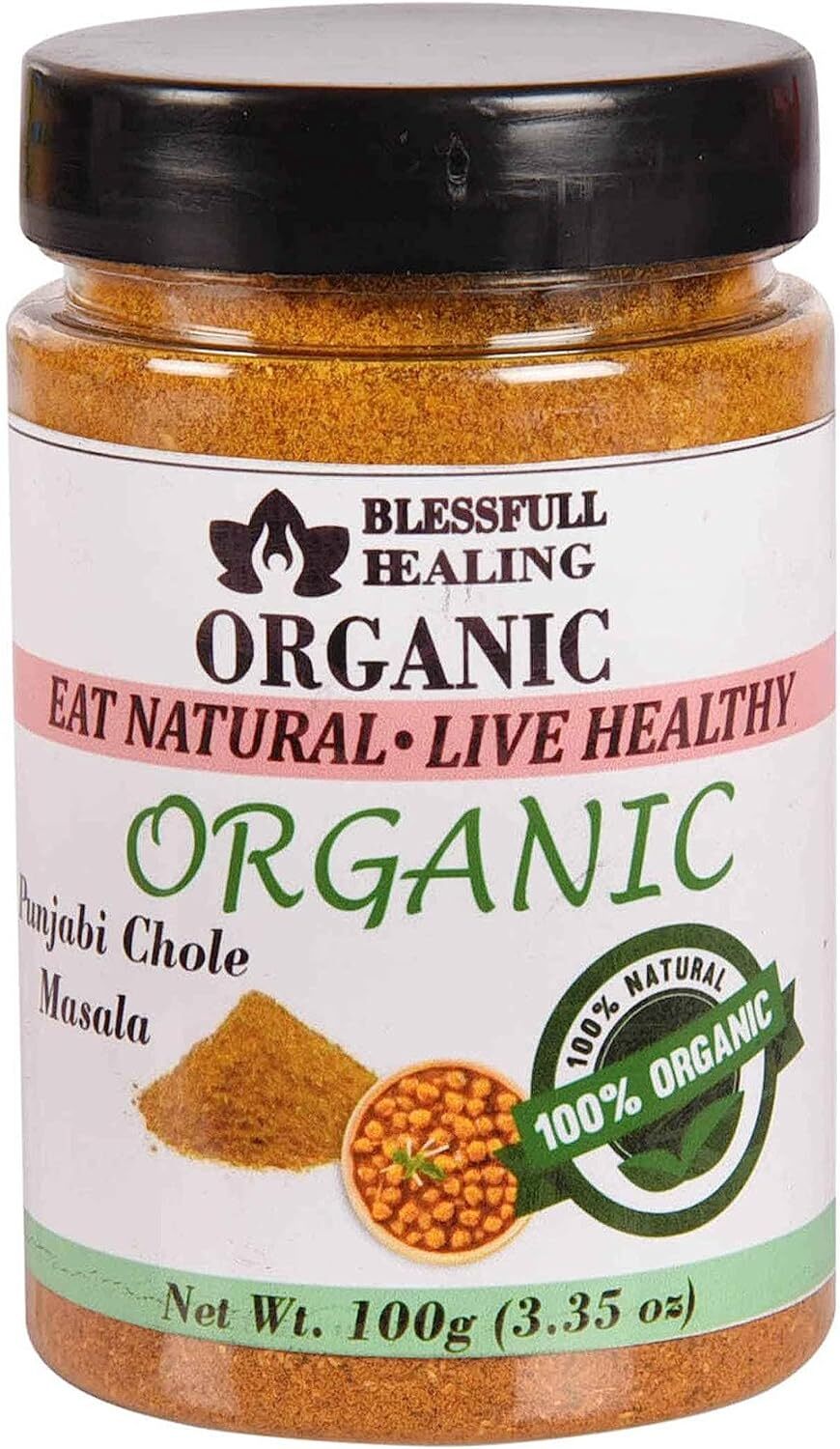 Blessfull Healing Organic Punjabi Chole Masala (Packing May Vary)