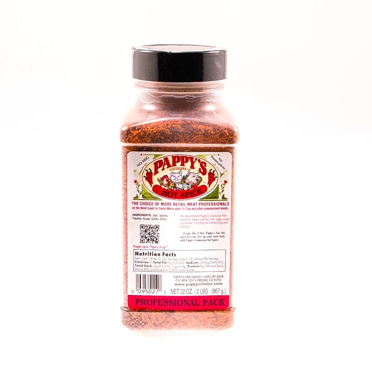 Pappy’s Choice BBQ Seasoning – New Louisiana Hot – 32oz / 2lb Size Free Shipping