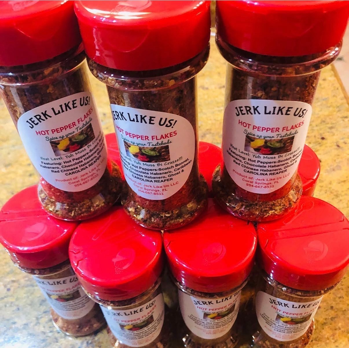 Super Hot Pepper Flakes – Scotch Bonnets, Ghost Peppers, Carolina Reaper Etc….