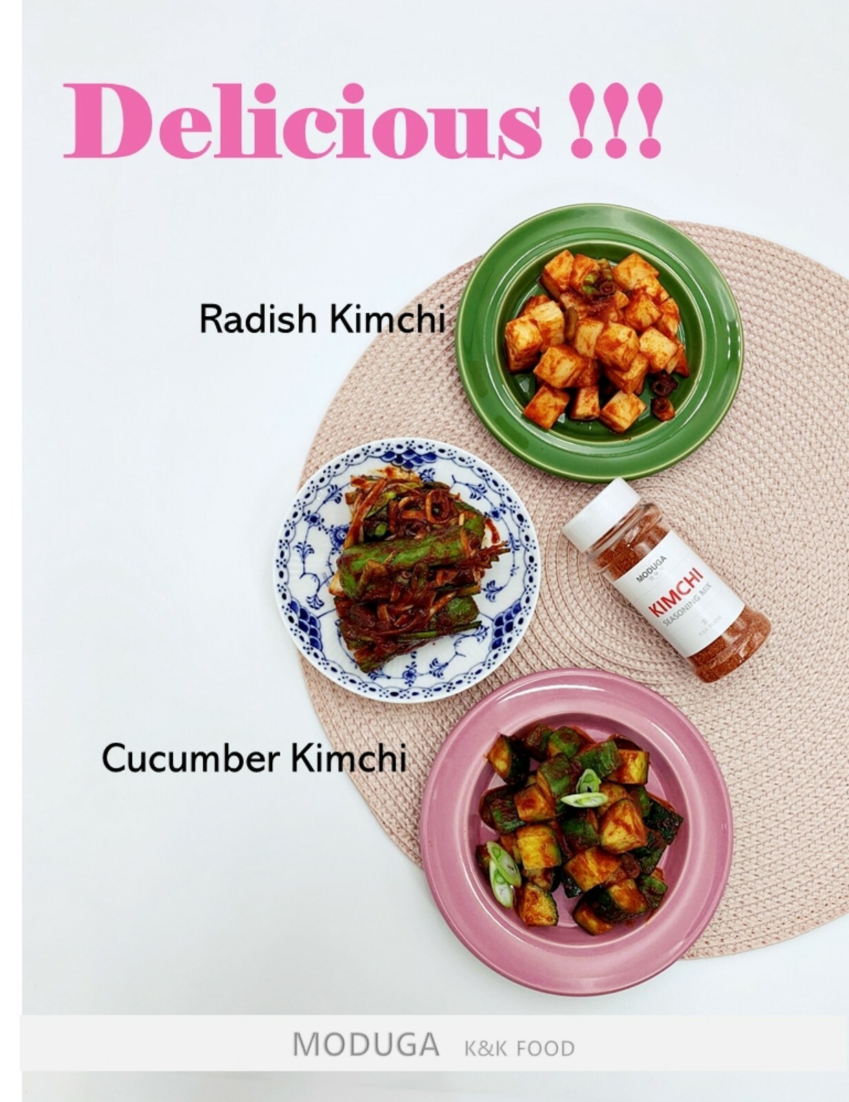 MODUGA’s Gourmet Korean Kimchi Seasoning, Kimchi Powder Sauce (2pack) #2 flavor