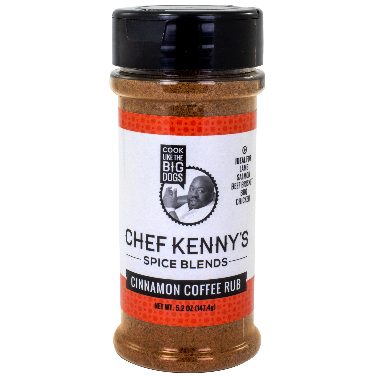 Chef Kenny Gilbert’s Ultimate Spice Blend Cinnamon Coffee Rub, No GMO Seasoning