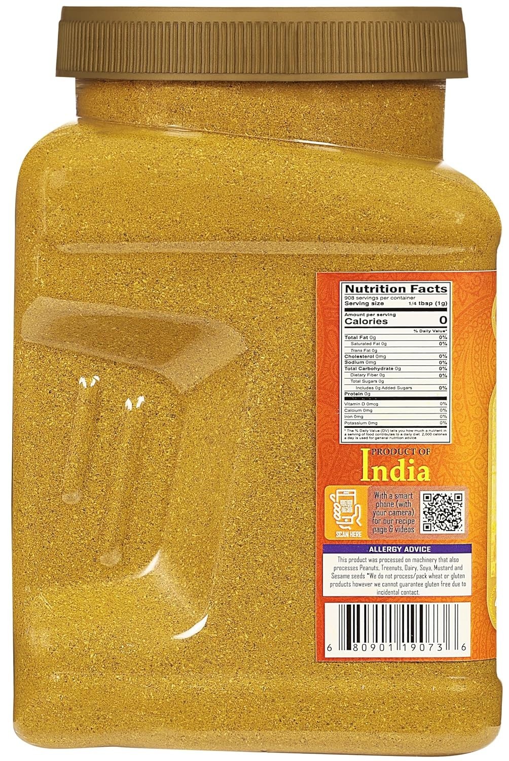 Rani Curry Powder Mild 10-Spice Authentic Indian Blend 2lbs 908g PET Jar ~ Al…