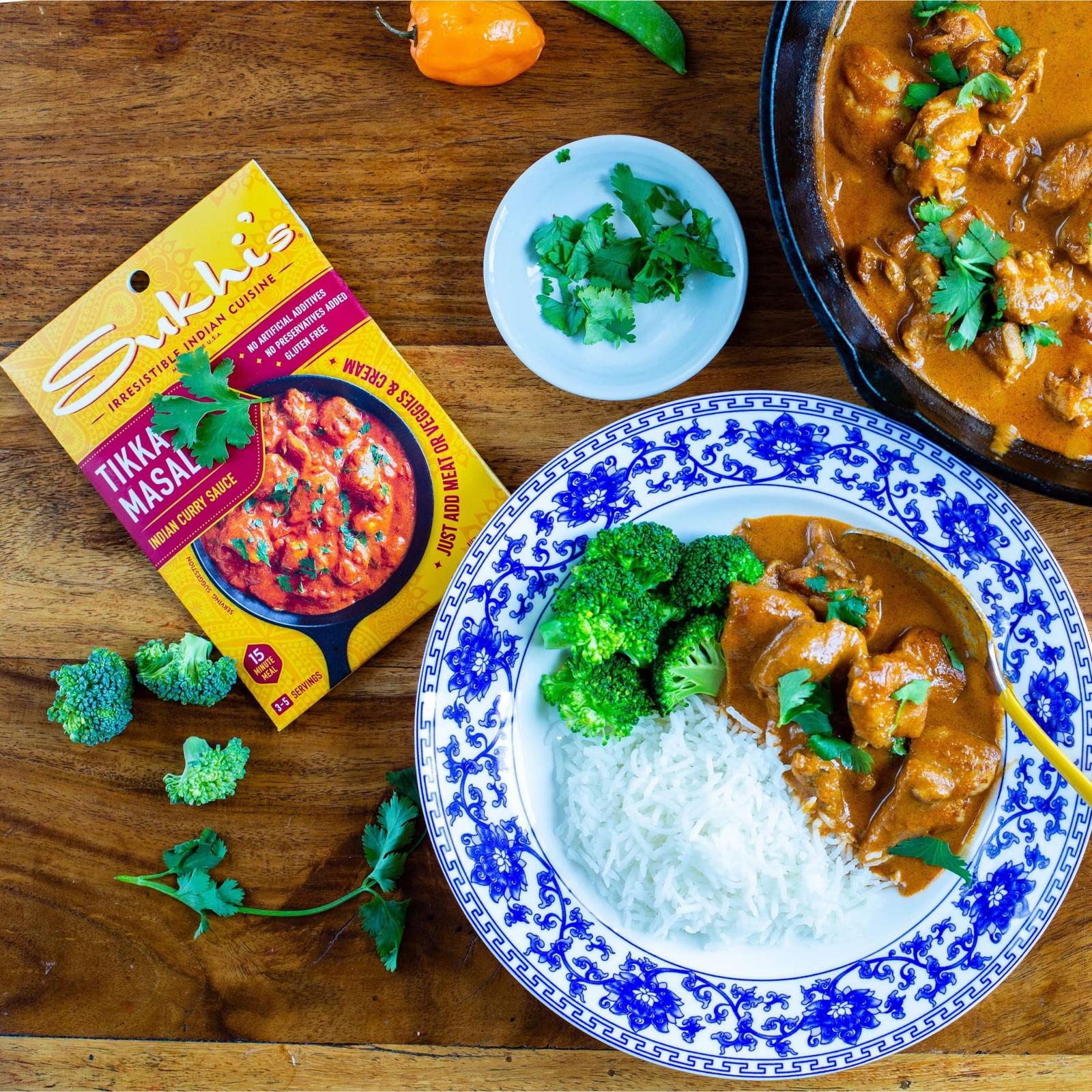Sukhi’s Indian Curry Paste Chicken Tikka Masala Sauce 3oz Pack of 6 84 Servi…