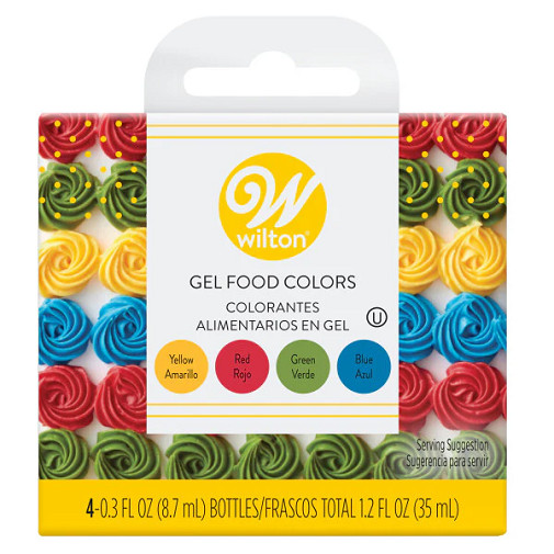 Wilton Gel Food Colors Primary Colors