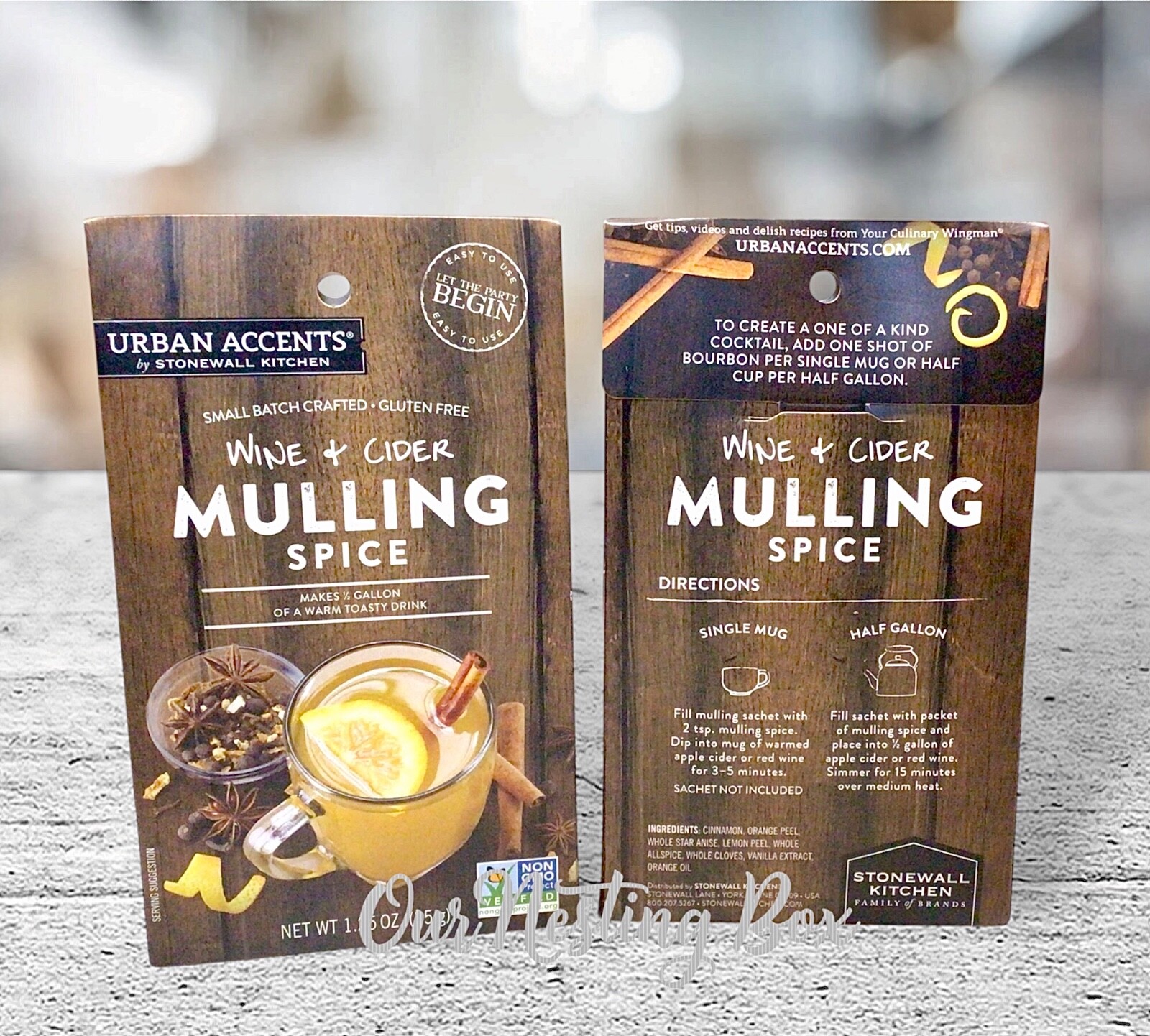 2 Stonewall Kitchen, Urban Accents, Royal Mulling Spice Wine & Cider 1.25 oz.