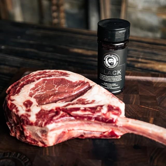 Bearded Butchers Black Blend Seasoning, 5.5 oz Ounce (Pack of 1),