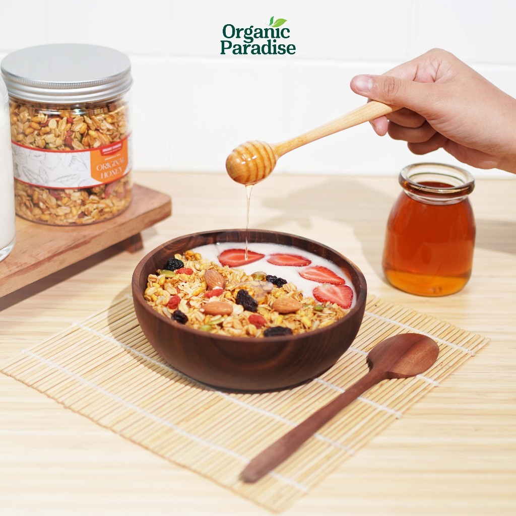 Honey Almond Granola Mix 1 Kg With Gojiberry Raisin Breakfast Cereal On The Go