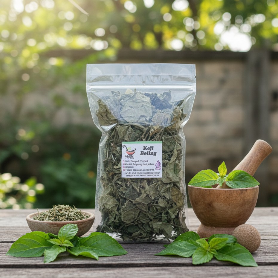 Dried Keji Beling Leaf Tea Cut 500g Natural Herbal Blend organic botanical spice